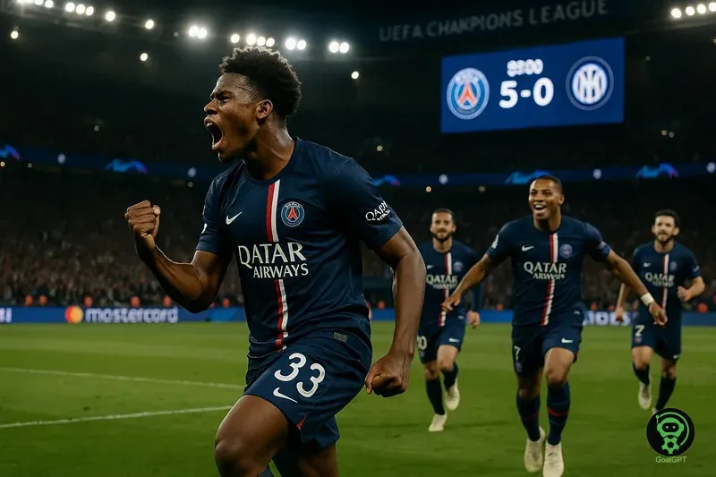 Doue Shines in PSG’s Stunning Champions League Victory