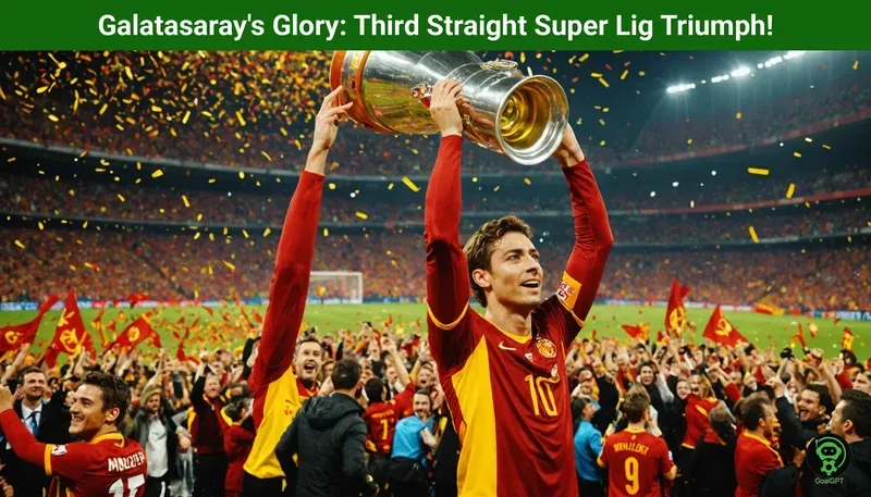 Galatasaray’s Glory: Third Straight Super Lig Triumph!