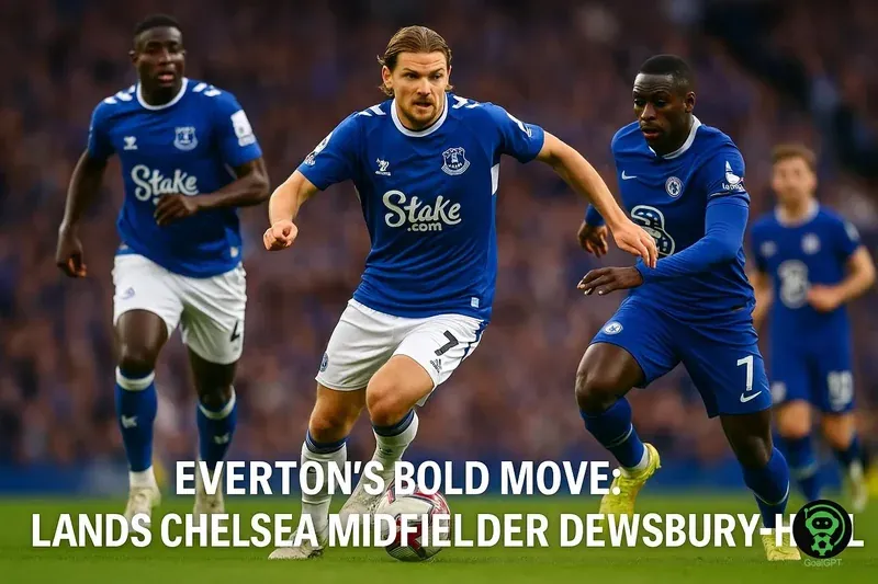 Everton’s Bold Move: Lands Chelsea Midfielder Dewsbury-Hall