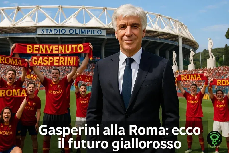 Gasperini alla Roma: ecco il futuro giallorosso