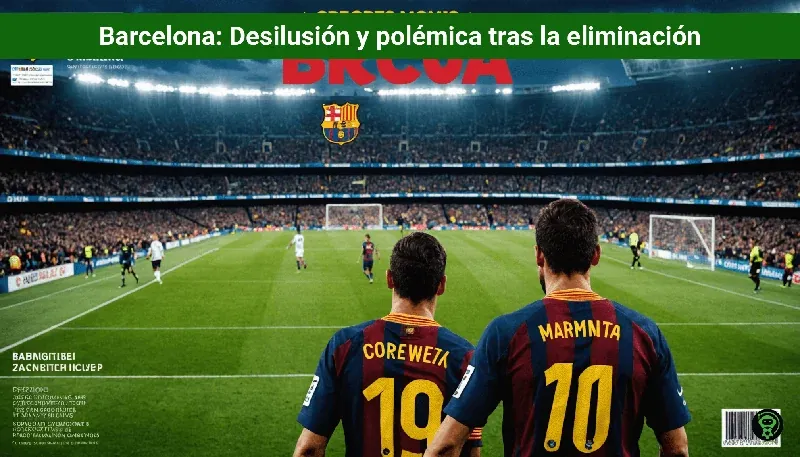Barcelona: Desilusión y polémica tras la eliminación