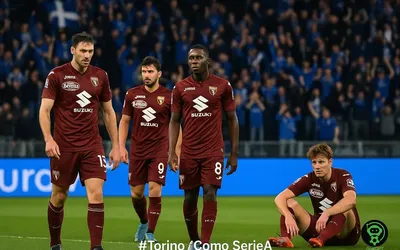 Il Torino in crisi: pesante sconfitta dal Como