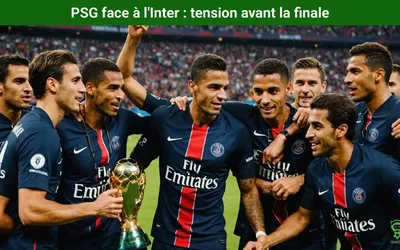 PSG face à l’Inter : tension avant la finale