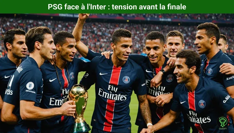 PSG face à l’Inter : tension avant la finale
