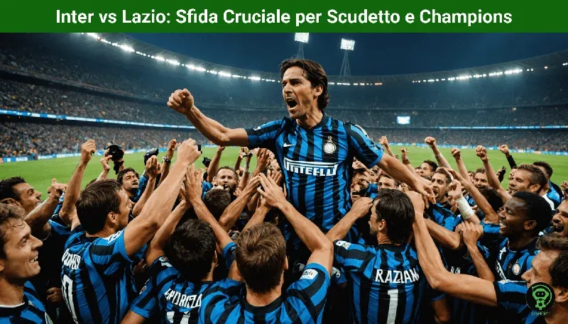 Inter vs Lazio: Sfida Cruciale per Scudetto e Champions