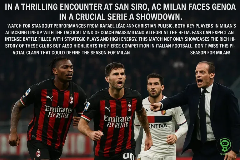 Milan-Genoa: Sfida Cruciale per il Rossonero
