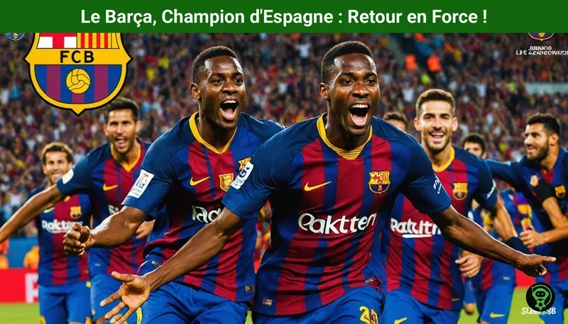 Le Barça, Champion d’Espagne : Retour en Force !