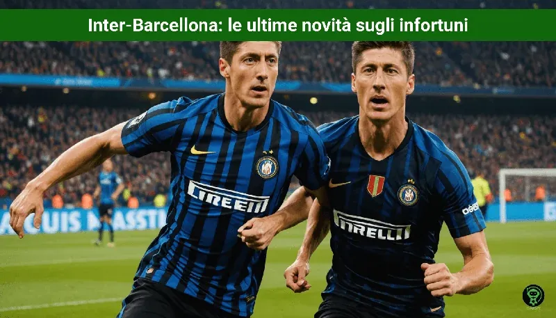 Inter-Barcellona: le ultime novità sugli infortuni