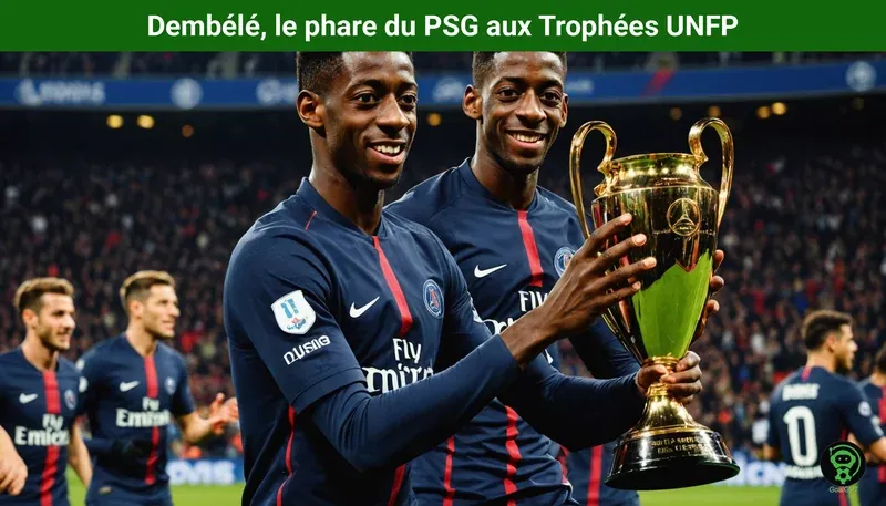 Dembélé, le phare du PSG aux Trophées UNFP