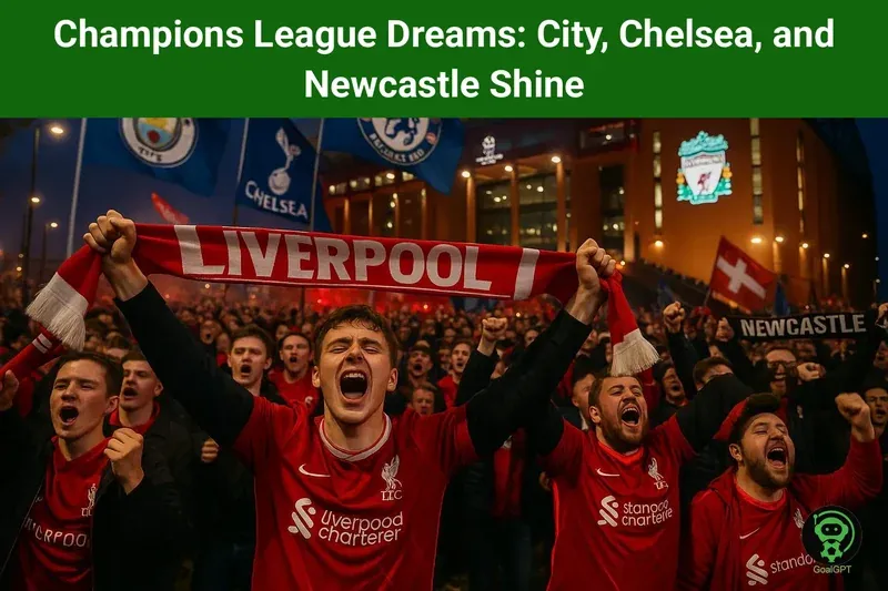 Champions League Dreams: City, Chelsea, and Newcastle Shine