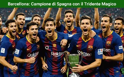 Barcellona: Campione di Spagna con il Tridente Magico