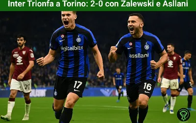 Inter Trionfa a Torino: 2-0 con Zalewski e Asllani