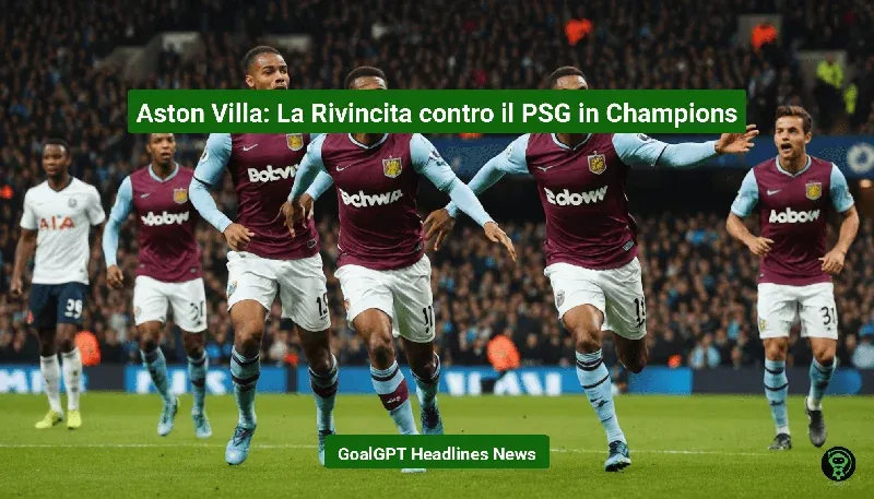 Aston Villa: La Rivincita contro il PSG in Champions