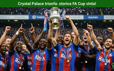 Crystal Palace trionfa: storica FA Cup vinta!
