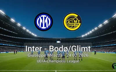 Inter vs Bodø/Glimt Giuseppe Meazza - 24 02 2026 UEFA Champions League
