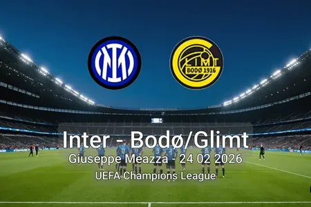 Inter vs Bodø/Glimt Giuseppe Meazza - 24 02 2026 UEFA Champions League