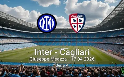 Inter vs Cagliari Giuseppe Meazza - 17 04 2026 Serie A
