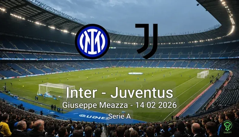 Inter vs Juventus Giuseppe Meazza - 14 02 2026 Serie A