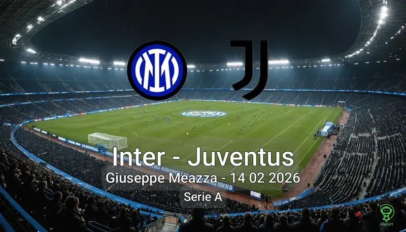 Inter vs Juventus Giuseppe Meazza - 14 02 2026 Serie A
