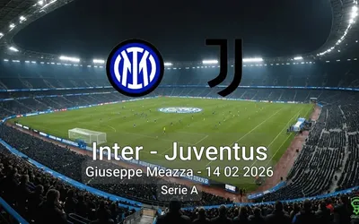 Inter vs Juventus Giuseppe Meazza - 14 02 2026 Serie A