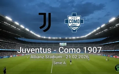 Juventus vs Como 1907 Allianz Stadium - 21 02 2026 Serie A