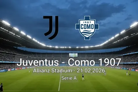 Juventus vs Como 1907 Allianz Stadium - 21 02 2026 Serie A