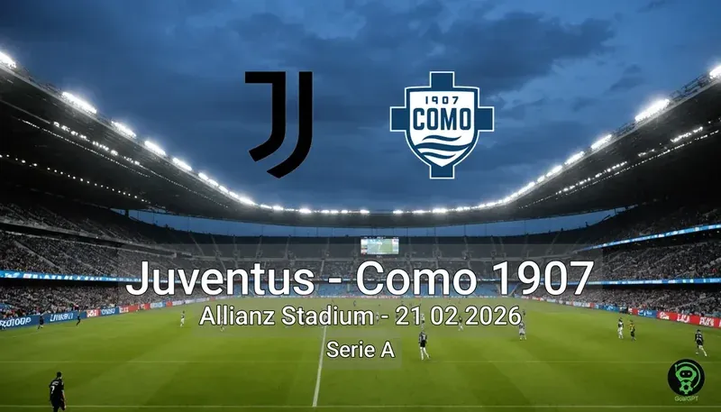 Juventus vs Como 1907 Allianz Stadium - 21 02 2026 Serie A