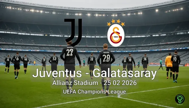 Juventus vs Galatasaray Allianz Stadium - 25 02 2026 UEFA Champions League