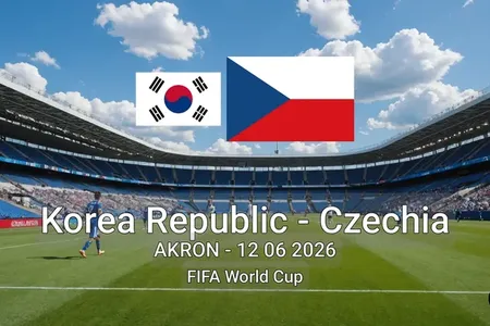 Korea Republic vs Czechia AKRON - 12 06 2026 FIFA World Cup