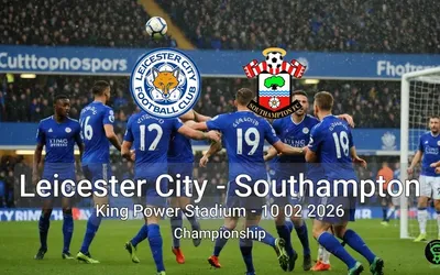 Leicester City vs Southampton King Power Stadium - 10 02 2026 Championship