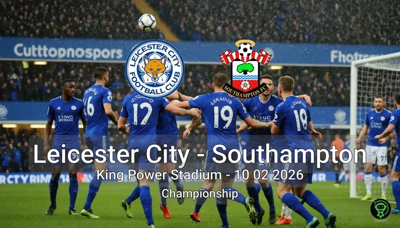 Leicester City vs Southampton King Power Stadium - 10 02 2026 Championship