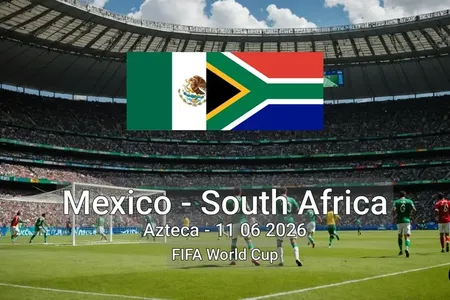 Mexico vs South Africa Azteca - 11 06 2026 FIFA World Cup
