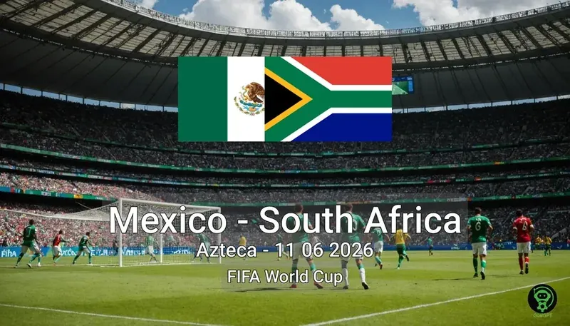 Mexico vs South Africa Azteca - 11 06 2026 FIFA World Cup