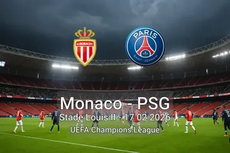Monaco vs PSG Stade Louis II - 17 02 2026 UEFA Champions League