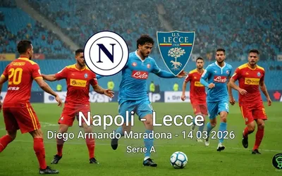 Napoli vs Lecce Diego Armando Maradona - 14 03 2026 Serie A