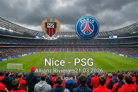 Nice vs PSG Allianz Riviera - 21 03 2026 Ligue 1
