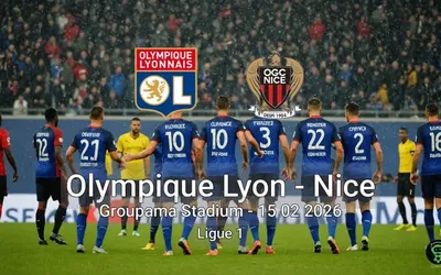 Olympique Lyon vs Nice Groupama Stadium - 15 02 2026 Ligue 1