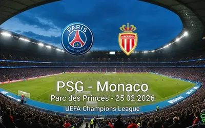 PSG vs Monaco Parc des Princes - 25 02 2026 UEFA Champions League