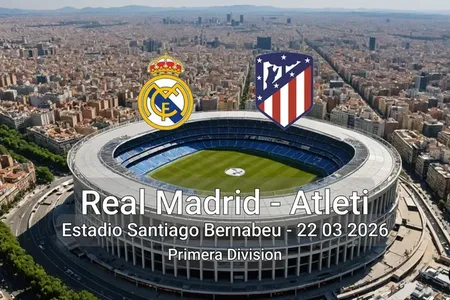 Real Madrid vs Atleti Estadio Santiago Bernabeu - 22 03 2026 Primera Division