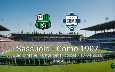 Sassuolo vs Como 1907 Stadio Mapei - Citta del Tricolore - 17 04 2026 Serie A