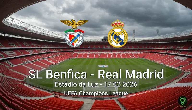SL Benfica vs Real Madrid Estádio da Luz - 17 02 2026 UEFA Champions League