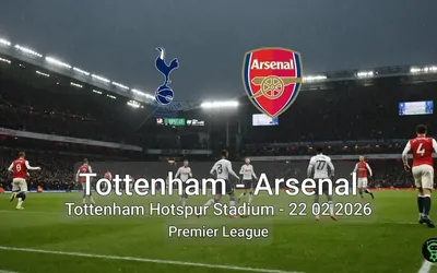 Tottenham vs Arsenal Tottenham Hotspur Stadium - 22 02 2026 Premier League