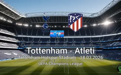 Tottenham vs Atleti Tottenham Hotspur Stadium - 18 03 2026 UEFA Champions League