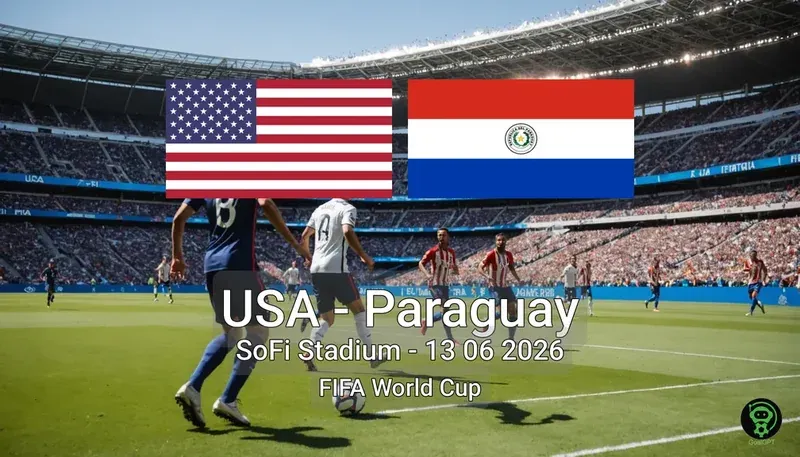 USA vs Paraguay SoFi Stadium - 13 06 2026 FIFA World Cup