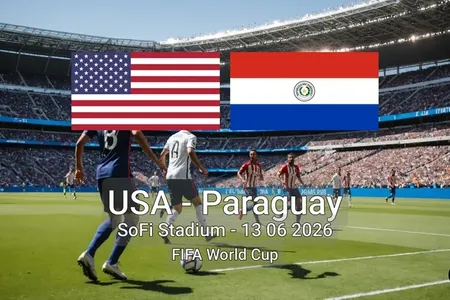 USA vs Paraguay SoFi Stadium - 13 06 2026 FIFA World Cup