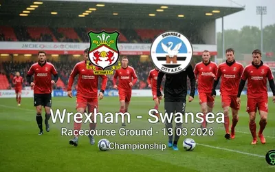 Wrexham vs Swansea Racecourse Ground - 13 03 2026 Championship