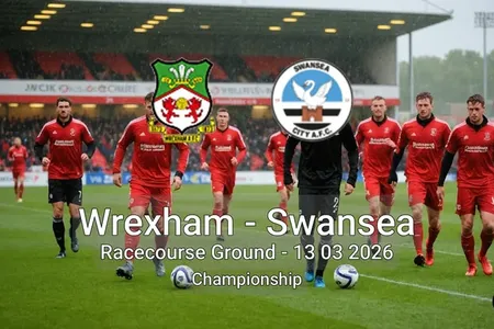 Wrexham vs Swansea Racecourse Ground - 13 03 2026 Championship