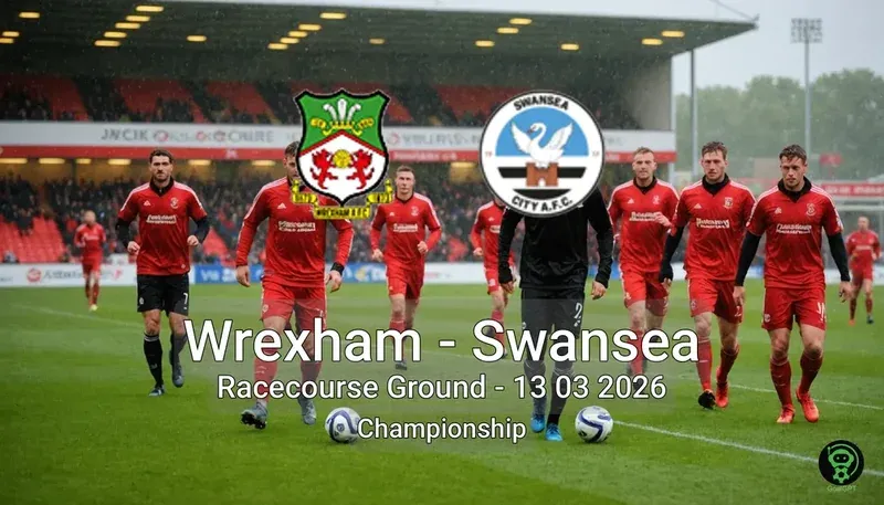 Wrexham vs Swansea Racecourse Ground - 13 03 2026 Championship