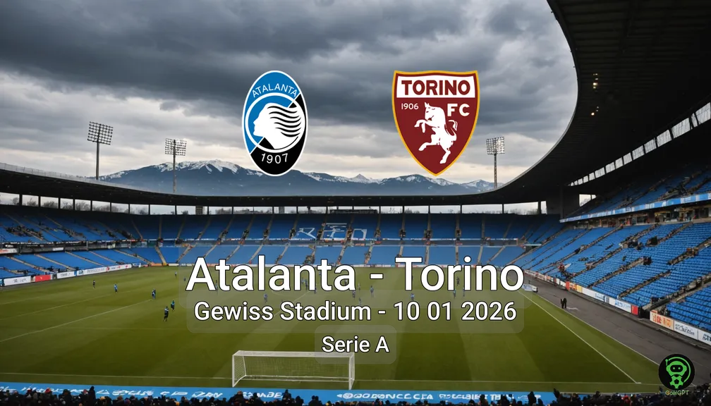 Atalanta vs Torino Gewiss Stadium – 10 01 2026 Serie A